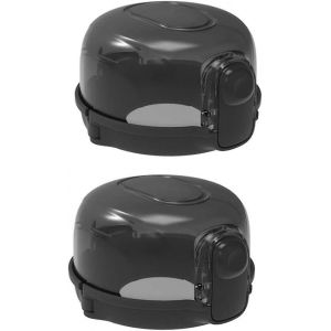 Couvercles De Bouton De S&eacute;curit&eacute; Pour Enfants, Protecteurs De Couvercle De Bouton De S&eacute;curit&eacute;, Serrure De Bouton De Four, Protecteur De Bouton De Cuisini&egrave;re, Couvercle De Cuisini&egrave;re De Cuisine &Agrave; Serru - Neuf