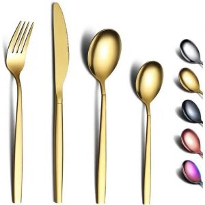 Set De Couverts Western Lcc® Lot De 24 Couverts Acier Inoxydable Couverts Pour 6 Personnes - Neuf