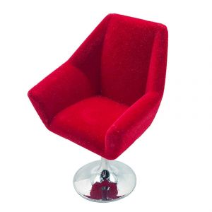 1:12Mini fauteuil de maison de poup&eacute;e,Maison de poup&eacute;e Mini fauteuil de flocage miniature pour l'acc&egrave;s &agrave; la d&eacute;coration de la maison de poup&eacute;e - Neuf