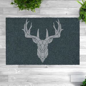 Paillasson Motif Cerf Pour L'extérieur Et L'intérieur 45 X 70 Cm Tapis De Chaussures,Cadeau De Chasse,Décoration D'entrée,Extérieur,Paillasson,Maison De Campagne,Country - Neuf