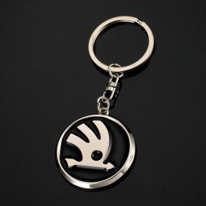 Métal porte-clés avec jeton pour Chariot Argent taille unique - Neuf