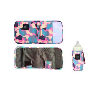 Chauffe-Biberon Portable Avec Temp&eacute;rature R&eacute;glable Et Chargement Usb - Neuf