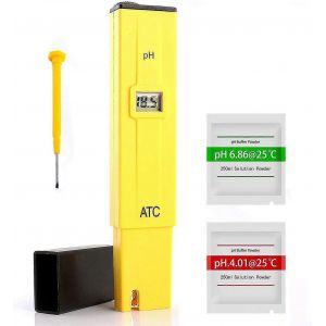 Ph-metre numerique, testeur de pH professionnel, testeur d'eau de poche numerique electrique, stylo hydroponique avec ecran LCD, fonction d'etalonnage automatique - Neuf