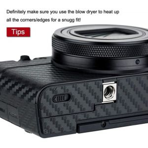 Autocollant de protection pour appareil photo reflex num&eacute;rique Sony RX100 VI - Autocollants anti-rayures 3M en fibre de carbone - Neuf