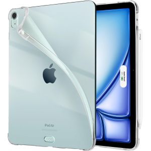 NAERYUT-Coque Pour Ipad Air 11 Pouces M3/M2 (2025/2024),Pour Ipad Air 5/4 Génération 10,9 Pouces 2022/2020,Housse Étui De Protection Transparente En Tpu Souple,Fine Antichoc Coque,Transparente - Neuf
