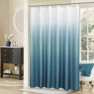 Rideau de douche 180 x 180 cm bleu dégradé rideau de douche imperméable imprimé polyester rideau de douche - Neuf