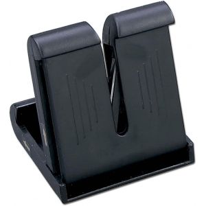 Aiguiseur Professionnel De Poche Pour Couteaux. Plastique Et M&eacute;tal. Noir - Neuf