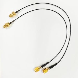 Câble d'extension d'antenne WiFi RP SMA Mâle vers RP SMA Femelle Connecteur d'antenne Universel pour Pont WiFi,Routeur/Module,Caméra de Sécurité IP sans fil 25cm (2 items) - Neuf