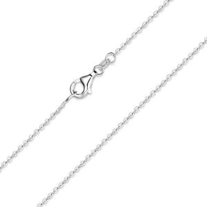 Kal-#K30 Fine Chaîne D'ancre Argent Sterling 925 1 Mm D'épaisseur Collier - Neuf