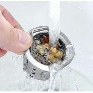 Évier de cuisine Tamis, 3 Pièces Crépines d'Évier de Cuisine, Cuisine de Vidange Crépine d'Évier Crépine de Filtre, Vidange, Filtre, pour un Bain, Évier, Baignoire Bouchon¿32mm) - Neuf