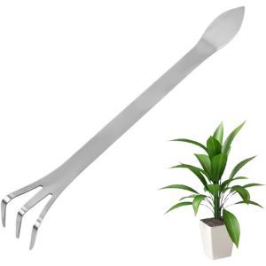 ASFASFq-Kit Bonsai avec Herse à Griffes et Schaufel en Acier Inoxydable à 3 Dents pour le Démêlage des Racines de Bonsai avec Poignée Ergonomique - Neuf