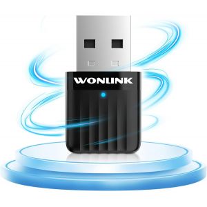 LETNERNY-Clé Usb Wifi Pour Pc, Nano Clé Wifi Puissante Double Bande 5G/2.4Ghz Adaptateur Usb Wifi, Ac650 Mbps Clef Wifi Usb, Wpa3, Mu-Mimo, Dongle Wifi Compatible Avec Windows 11/10/8.1/8/7/Xp - Neuf
