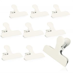 9x Clips De Fraîcheur Pour Sacs-Clips De Fermeture Pour Sacs Alimentaires-Pinces De Fermeture En Métal-Clips De Sac Pour La Fermeture - Neuf