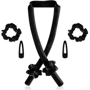 Kal-Ensemble De Bigoudis Cheveux Boucle Sans Chaleur Boudin Rouleau Cheveux Bandeau À Friser Sans Chaleur Bigoudi Boucle Cheveux De Sommeil Doux Pour Cheveux Moyens À Longs - Neuf