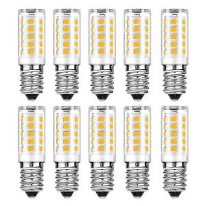 Lot De 10 Ampoules Led E14 - Blanc Chaud 3000k - 5w Équivalent À Une Ampoule À Incandescence 50w - 500lm Non Dimmable - Neuf