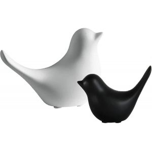 Figurines D'oiseaux En C&eacute;ramique, Mini-Oiseaux D&eacute;coratifs, Animaux En C&eacute;ramique, Statues D'oiseaux En C&eacute;ramique, Petits Oiseaux Dodus En C&eacute;ramique, Figurines D'oiseaux En C&eacute;ramique Pour La Maison - Neuf