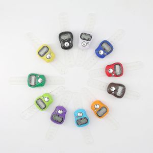 Compteur De Doigts Électronique Réinitialisable Lcd Clicker Counter Avec Grand Bouton De Fonction Pour Le Comptage Des Marchandises À Pied - Neuf