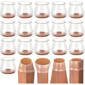 16 Protections De Pieds De Chaise En Silicone - Neuf