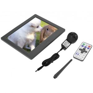 Cadre photo numerique 8 pouces 16:9 800 x 600 HD avec lecteur de musique et video (prise AU noire) - Neuf