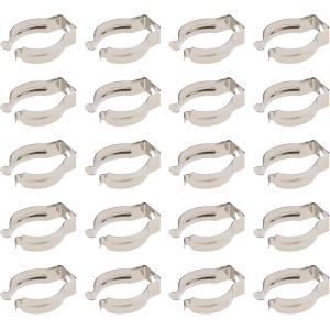 KAL-Lot De 20 Supports Pour Tube Fluorescent T8 En Forme De U, Trou De Vis 4 Mm - Neuf