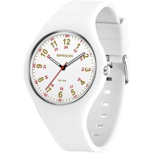 Mixte Analogique Quartz Japonais Montre Avec Bracelet En Silicone Sd-3253.[J562] - Neuf