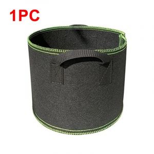 Sacs De Culture &Eacute;pais Non Tiss&eacute;s Pour L&eacute;gumes,Fleurs Et Plantes,Pots En Tissu D'a&eacute;ration Avec Foy,1 &Agrave; 5 Pi&egrave;ces,1/2/3/5/7/10/12gallons.1pc Green.10gallon 40x30cm - Neuf