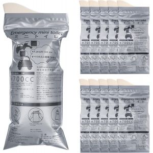 10 Pcs Urine Bags,700ml Portable Urinal,Vomit Bags,Car Toilet,Pee Bags For Men,Women,Children,Camping - Neuf