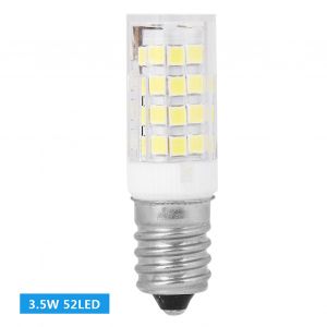 HJLIAN Source lumineuse LED a intensite variable 3,5 W 220 V 51 LED pour plafonnier en cristal, armoire, blanc froid E14 - Neuf