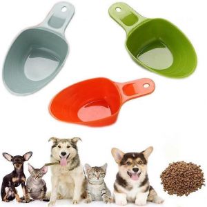 Cuillère À Nourriture Pour Animaux De Compagnie Pour Chien 1 Tasse Pelle D'alimentation Pour Animaux De Compagnie Pelle À Nourriture Pour Chat Cuillère Pour Chien Épaississante De Grande Capacité - Neuf