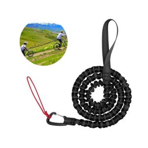 Corde De Remorquage Pour Vélo Pour Enfants ¿ Corde De Remorquage Élastique Durable Pour Des Balades En Famille En Toute Sécurité, Installation Facile, Ligne De Sécurité Réfléchissante, Longueur De 1,7 M À 3 M - Neuf