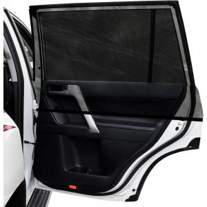 Eryi-Pare Soleil Voiture Bébé, 2 Pièces Chaussette Pour Enfants Et Animaux, Bloquer Les Rayons Uv Anti Moustiquaire Pour Fenêtre Latérale De Voiture, Taille Universelle Pour Plupart Des Voitures - Neuf