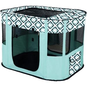 Portable Chien De La Maison Les Animaux De Compagnie Barrière Pliable Pet Parc De La Salle D'accouchement Chats Nid Chiot À La Maison Fermée De Chenil Animaux De Compagnie Tente - Neuf