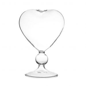 Coeur en forme de verre Pot de fleur Bureau Vase debout jardinière Conteneur Home Decor-yu - Neuf