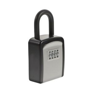 Coffre-fort &agrave; cl&eacute;s en m&eacute;tal ext&eacute;rieur avec code r&eacute;initialisable - S&eacute;curis&eacute;, &eacute;tanche et facile &agrave; installer pour l'immobilier, la garde d'animaux et l'entretien de la maison. - Neuf