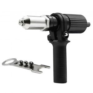 Pistolet à rivet Adatper Serveteuse Perceuse Convertisseur Accessoire Perceuse électrique Rivetage pour insert de rivetage 3/32 1/8 5/32 3/16 - Neuf