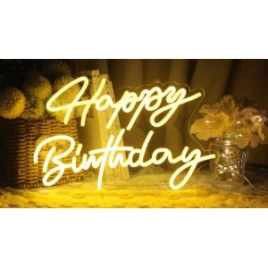 Led N&eacute;on Signe Veilleuse Pour Mur F&ecirc;te D&eacute;cor Chambre Chambre Bar Mariage Maison Anniversaire Art D&eacute;coration No&euml;l Avec Usb Cha&icirc;ne Lumi&egrave;re Modulateur 5 V - Neuf