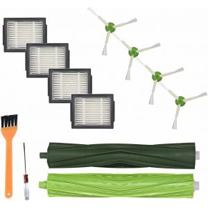 Kit d'accessoires iRobot Roomba : filtres, brosses et pi&egrave;ces pour i3, i4, i5, i6, i7, i8, E5, E6, E7 - Hautes performances et entretien facile - Neuf