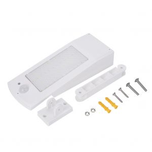 Hjlian Applique Murale Led Solaire Etanche Avec Capteur, Blanc Chaud, Sans Telecommande - Neuf