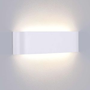 jum-Applique Murale Interieur Led 16W Blanc Neutre 4000K Lampe Murale Aluminium Luminaire Mural Moderne Pour Chambre Salon Couloir Escalier Hôtel Hall D'Entrée Enfant - Neuf