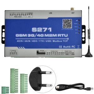 Detecteur de temperature et d'humidite sans fil GSM, alarme SMS, prise UE 100-240 V - Neuf