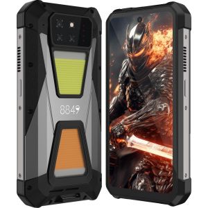 TANK 3S T&eacute;l&eacute;phone robuste 5G &eacute;tanche IP68 avec projecteur DLP, &eacute;cran 2,4K 120Hz, batterie 15600mAh, charge 66W, Android 14 - Neuf