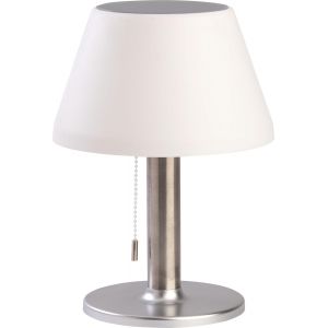 Lampe De Table Led Sans Fil Pour L'ext&eacute;rieur (Port Usb-C + Solaire, Batterie Pour Jusqu'&agrave; 6 Heures D'autonomie, Ip44, Intensit&eacute; Variable Et Veilleuse) - Neuf