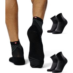 Ulteronixshop-Chaussettes De Course Anti-D&eacute;rapantes, Support Cheville, Anti-Ampoules, Restent En Place, 2 Paires - Neuf