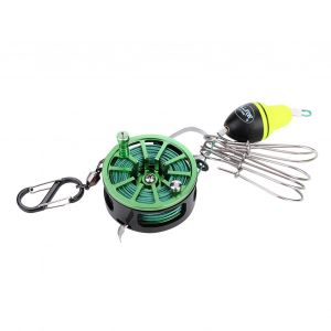 Boucles De Verrouillage Fish Lock 6 M, 5 Verrous, Chaine Avec Flotteur, Accessoire De Peche (Vert 60#) - Neuf