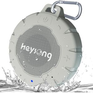 Haut-Parleur De Douche Bluetooth, Étanche Ip67, Son Hd, Microphone Intégré, Basses, Flottant, Mini Haut-Parleur Stéréo Sans Fil Pour Voyage, Bateau, Kayak, Plage, Pataugeoire, Rose - Neuf