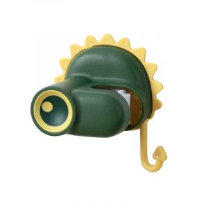 Vert Petit dinosaure mop crochet dessin animé punch-gratuit mop salle de bains mop titulaire mop crochet de rangement artefact puissant mop clip - Neuf