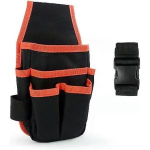 Vente promotionnelle Ceinture à outils,Porte-outils de ceinture réglable,Pochette à outils,Sac à outils avec ceinture,Sac à outils de charpentier pour électricien de jardin domestique - Rouge - Neuf