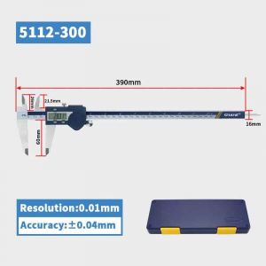 SHAHE IP54 pied à coulisse numérique étanche pied à coulisse électronique en acier inoxydable outils de mesure pied à coulisse - Type 0-300mm - Neuf