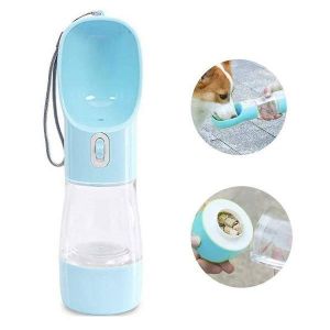 Bouteille D'eau Portable Multifonctionnelle Pour Chien - Distributeur D'hydratation Et De Nourriture Pour Promenades, Randonn&eacute;es Et Voyages - Sans Bpa, Design Ergonomique - Neuf