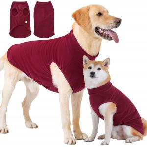 Jgd-Pull En Polaire Pour Chien - Manteau D'hiver Pour Chiens - Chaud - Extensible - Pyjama Pour Chien - V&ecirc;tement Doux Pour Chiens De Petite Et Moyenne Taille - Neuf